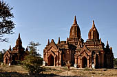 Bagan Myanmar. Minor shrines near the Sulamani temple.  